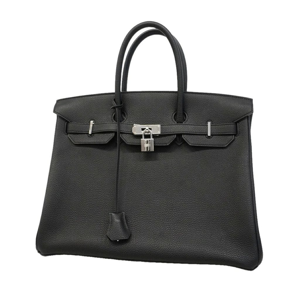 Hermes Birkin 35 Togo Black Handbag with T Stamp (Women's)